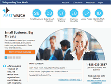 Tablet Screenshot of firstwatchcorp.com